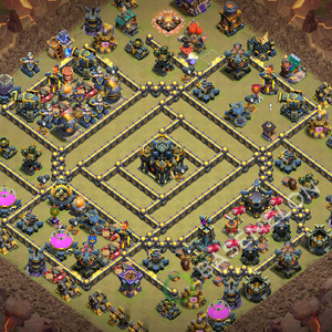 Town Hall Level 17 War Base Design 2026, Layout #3205