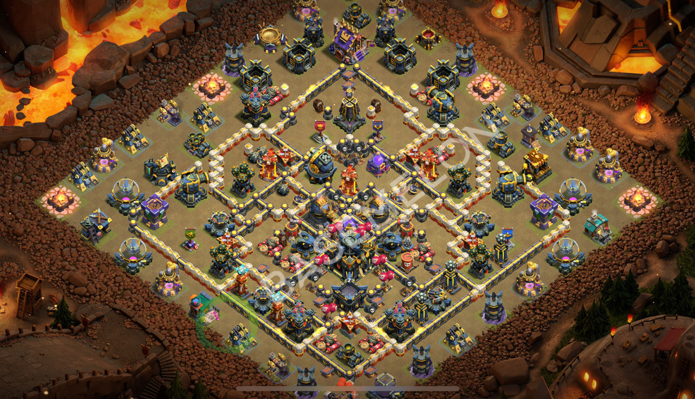 Town Hall Level 17 War Base Design 2026, Anti 3 Stars, Layout #3217