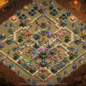 Town Hall Level 17 War Base Design 2026, Anti 3 Stars, Layout #3217