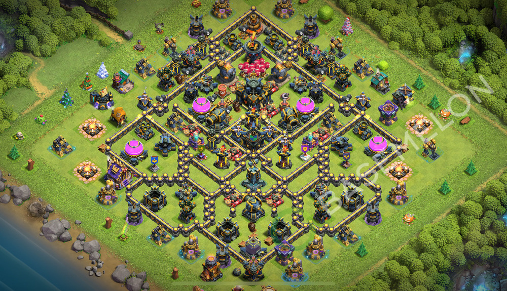 Hôtel de Ville Level 17 Trophées/Défense Base  2026, Anti 2 Étoiles, Ligue Légende, Village #3273