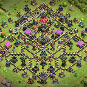 Hôtel de Ville Level 17 Trophées/Défense Base  2026, Anti 2 Étoiles, Ligue Légende, Village #3273