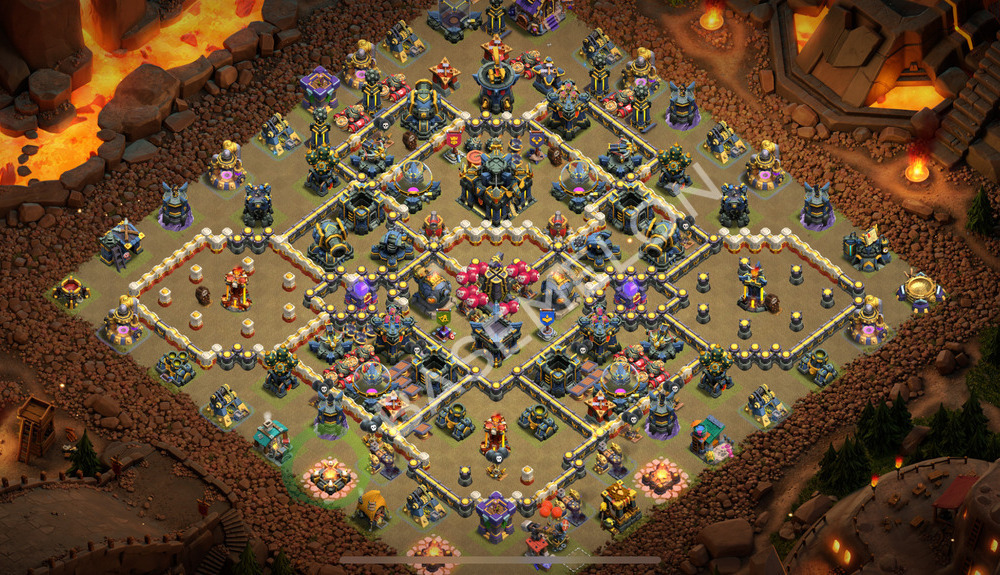 Town Hall Level 17 War Base Design 2026, Anti Everything, Layout #3291