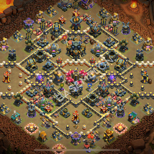 Town Hall Level 17 War Base Design 2026, Anti Everything, Layout #3291