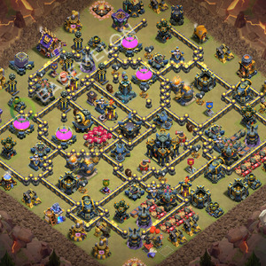 Town Hall Level 17 War Base Design 2026, Hybrid, Layout #3302