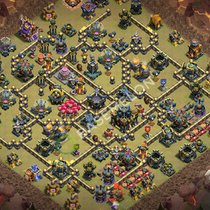 Town Hall Level 17 War Base Design 2026, Hybrid, Layout #3302