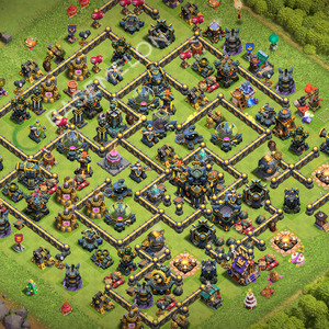 Town Hall Level 17 Trophy/Defense Base Design 2026, Anti 3 Stars, Layout #3339