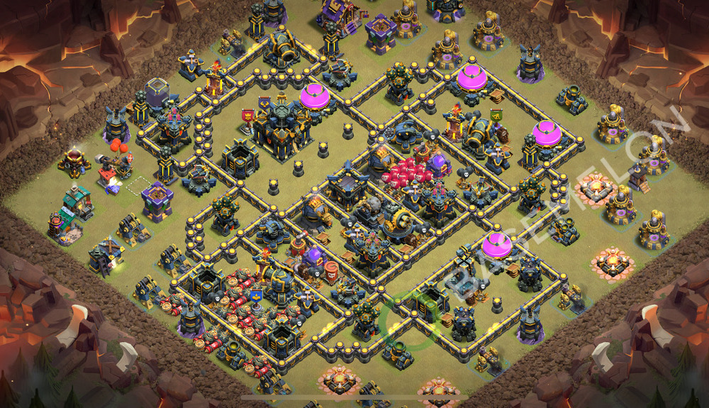 Town Hall Level 17 War Base Design 2026, Layout #3369
