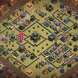 Town Hall Level 17 War Base Design 2026, Anti 3 Stars, Layout #3371