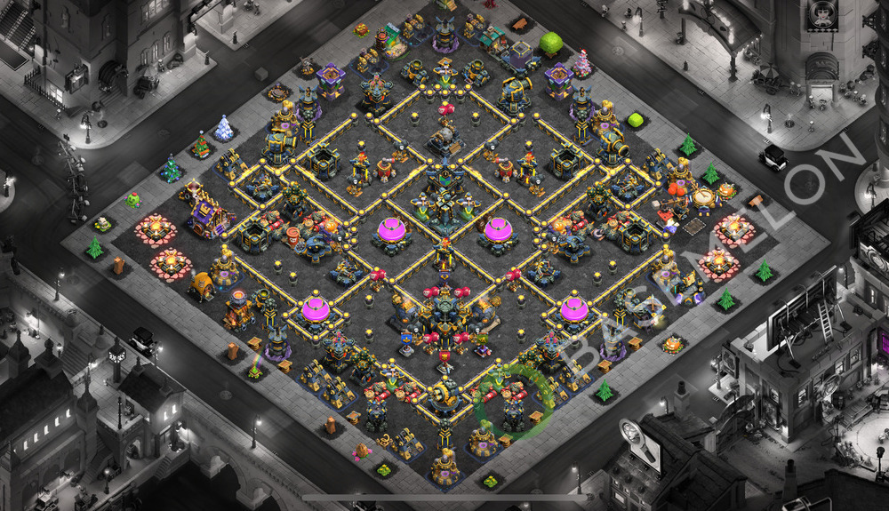 Town Hall Level 17 Trophy/Defense Base Design 2026, Legend League, Layout #3416