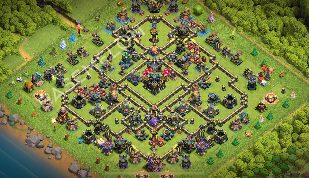 Town Hall Level 17 Trophy/Defense Base Design 2026, Legend League, Layout #3431