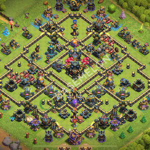 Town Hall Level 17 Trophy/Defense Base Design 2026, Legend League, Layout #3431