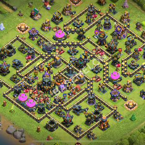 Town Hall Level 17 Trophy/Defense Base Design 2026, Legend League, Layout #3436