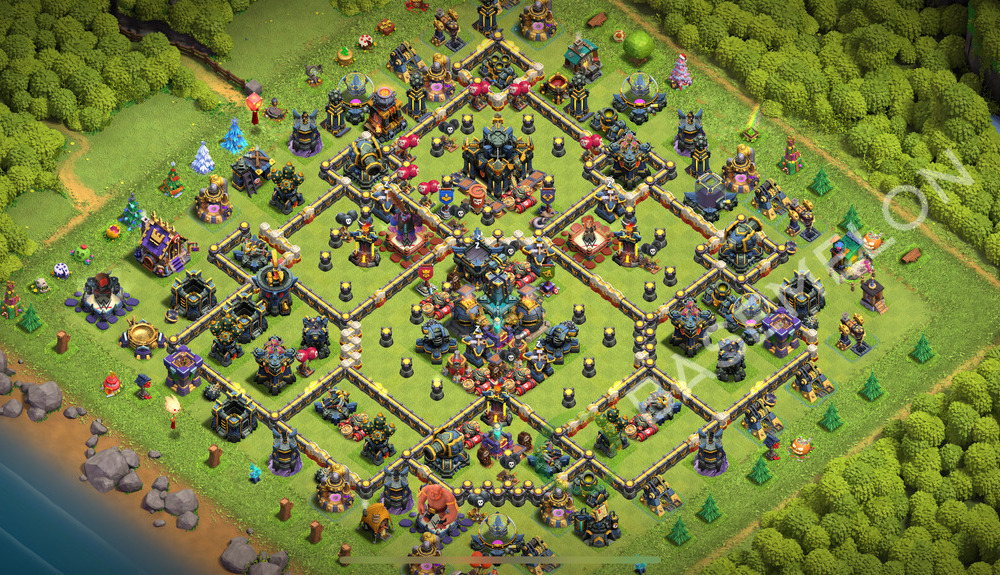 Town Hall Level 17 Trophy/Defense Base Design 2026, Anti Everything, Layout #3437