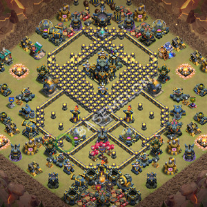 Town Hall Level 17 War Base Design 2026, Anti 3 Stars, Layout #3441