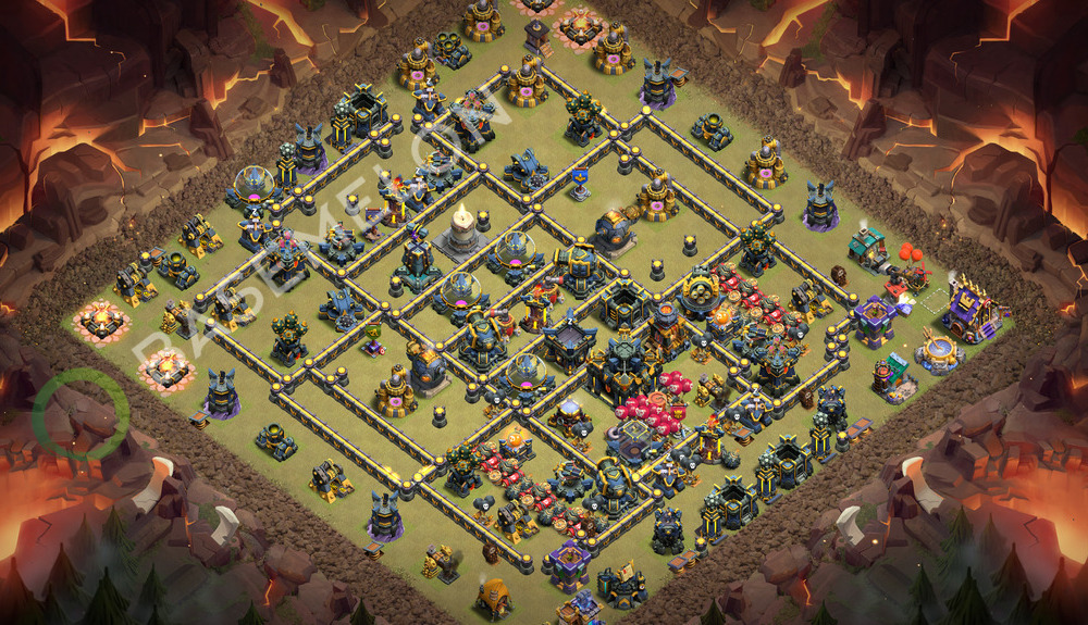 Town Hall Level 17 War Base Design 2026, Anti 3 Stars, Layout #3468