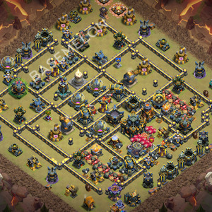 Town Hall Level 17 War Base Design 2026, Anti 3 Stars, Layout #3468