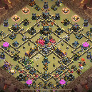 Rathaus Level 17 Krieg Base 2026, Anti Alles, Layout #3494