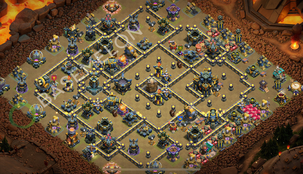 Town Hall Level 17 War Base Design 2026, Anti Everything, Layout #3495