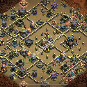 Town Hall Level 17 War Base Design 2026, Anti Everything, Layout #3495