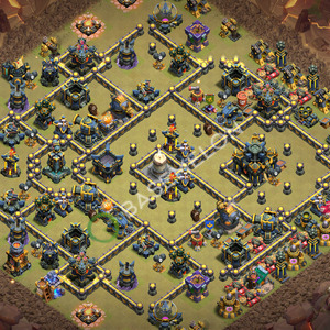 Town Hall Level 17 War Base Design 2026, Anti Everything, Layout #3495