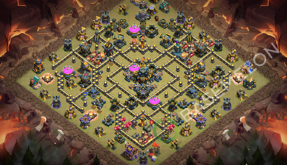 Town Hall Level 17 War Base Design 2026, Anti 3 Stars, Anti Everything, Layout #3552
