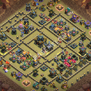 Town Hall Level 17 War Base Design 2026, Anti 3 Stars, Layout #3553