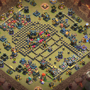 Town Hall Level 17 War Base Design 2026, Anti 3 Stars, Layout #3559