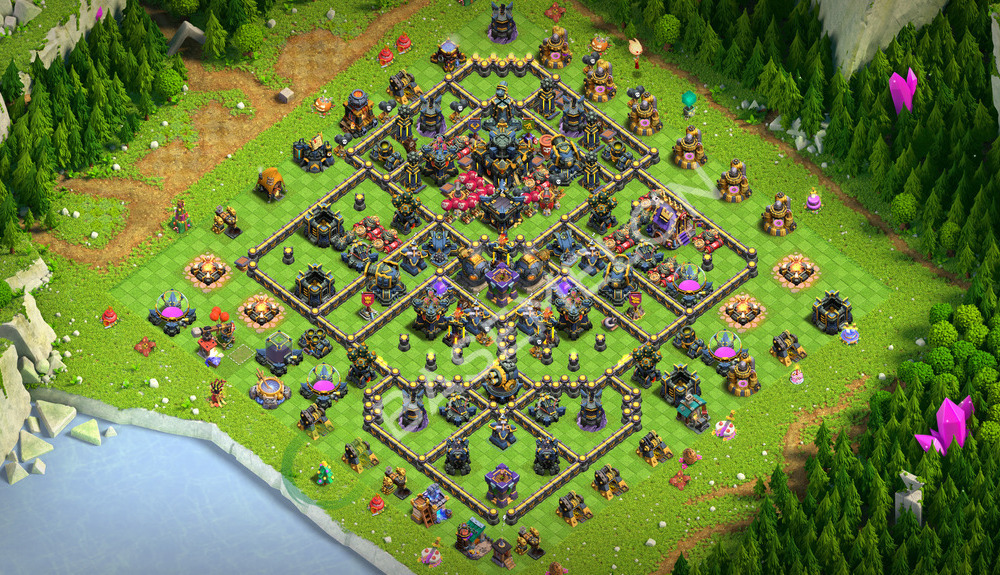 Town Hall Level 17 Trophy/Defense Base Design 2026, Legend League, Layout #3560