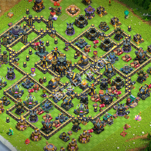 Town Hall Level 17 Trophy/Defense Base Design 2026, Legend League, Hybrid, Layout #3587