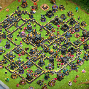 Town Hall Level 17 Trophy/Defense Base Design 2026, Legend League, Hybrid, Layout #3587