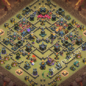 Town Hall Level 17 War Base Design 2026, Anti Air, Layout #3595