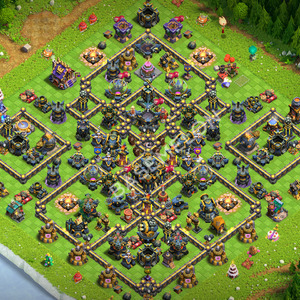 Town Hall Level 17 Trophy/Defense Base Design 2026, Anti 2 Stars, Anti Air, Layout #3604