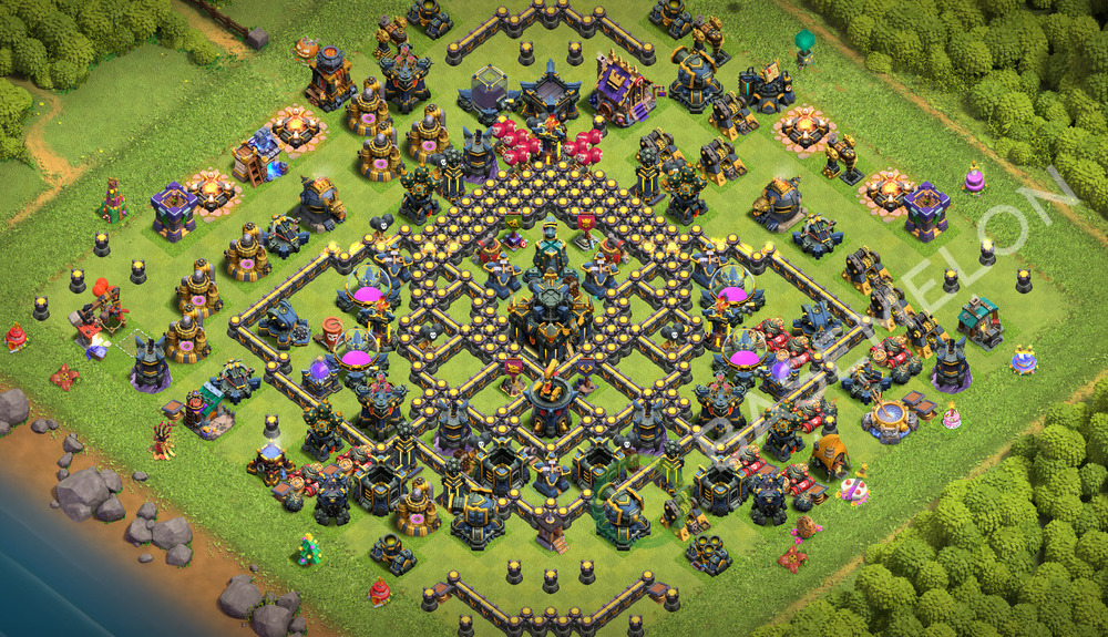 Aldea del Ayuntamiento Nivel 17 para Defensa, Liga Leyenda Diseño 2026, #3606
