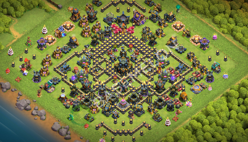 Town Hall Level 17 Trophy/Defense Base Design 2026, Legend League, Layout #3606