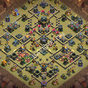 Town Hall Level 17 War Base Design 2026, Anti 3 Stars, Layout #3655