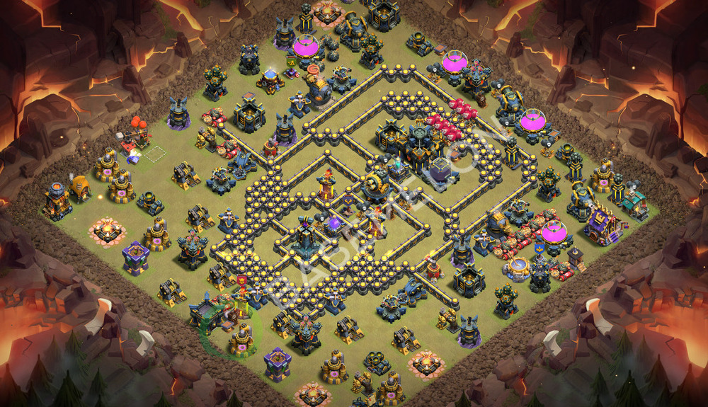 Town Hall Level 17 War Base Design 2026, Layout #3671