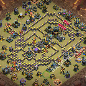 Town Hall Level 17 War Base Design 2026, Layout #3671