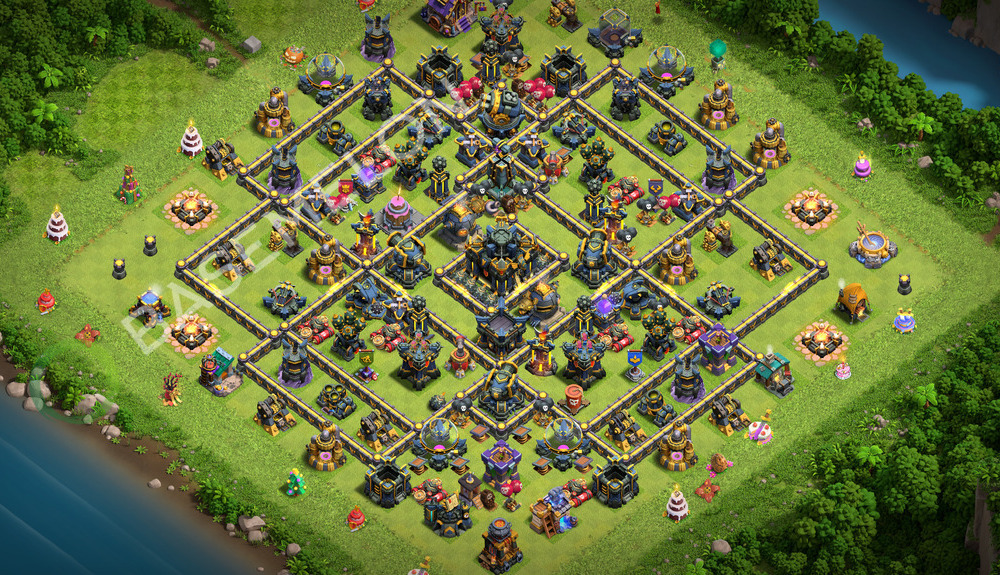 Town Hall Level 17 Trophy/Defense Base Design 2026, Anti 3 Stars, Anti Air, Layout #3672