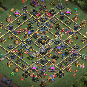 Town Hall Level 17 Trophy/Defense Base Design 2026, Anti 3 Stars, Anti Air, Layout #3672
