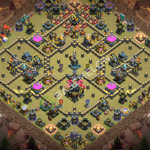 Town Hall Level 17 War Base Design 2026, Anti Everything, Layout #3676