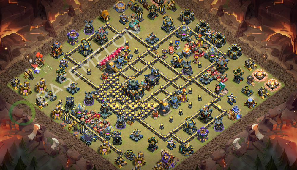 Town Hall Level 17 War Base Design 2026, Layout #3681