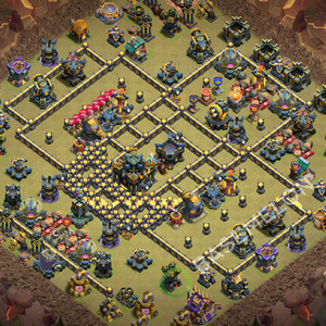 Town Hall Level 17 War Base Design 2026, Layout #3681