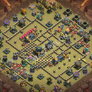 Town Hall Level 17 War Base Design 2026, Layout #3681