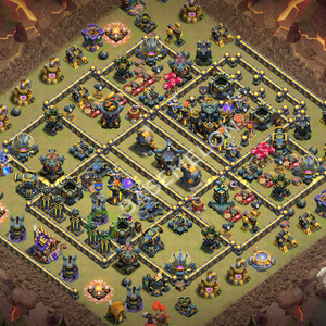 Town Hall Level 17 War Base Design 2026, Anti Everything, Layout #3693