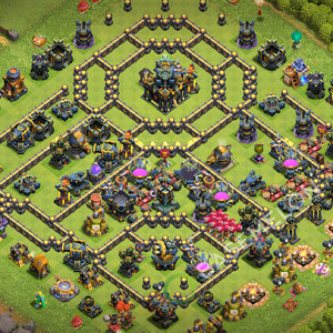 Town Hall Level 17 Trophy/Defense Base Design 2026, Anti Everything, Layout #3700
