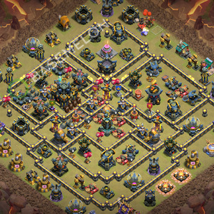 Town Hall Level 17 War Base Design 2026, Anti 3 Stars, Anti Air, Layout #3702