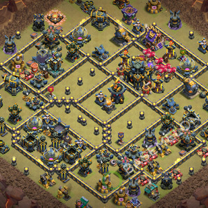 Town Hall Level 17 War Base Design 2026, Anti 3 Stars, Layout #3711
