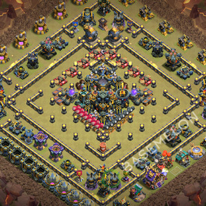 Rathaus Level 17 Krieg Base 2026, Anti 3 Sterne, Layout #3737