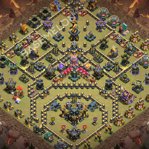 Town Hall Level 17 War Base Design 2026, Anti 3 Stars, Layout #3745