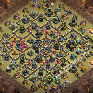 Town Hall Level 17 War Base Design 2026, Anti 3 Stars, Anti Air, Layout #3769
